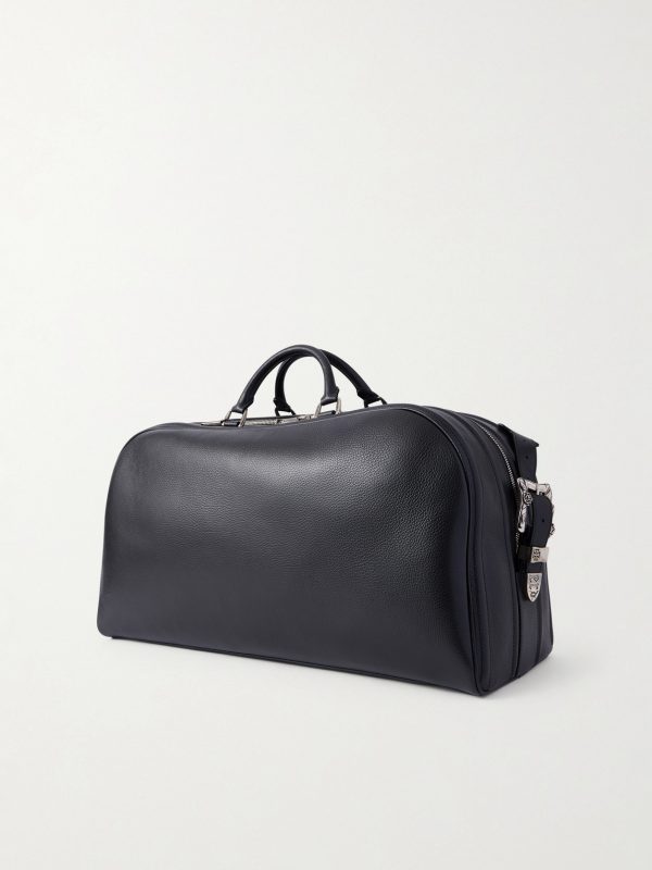 Full-Grain Leather Weekend Bag - BK Full-Grain Leather Weekend Bag - BK