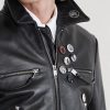 Sid Cropped Studded Embellished Leather Jacket - CU Sid Cropped Studded Embellished Leather Jacket - CU