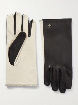 Two-Tone Leather Gloves Two-Tone Leather Gloves