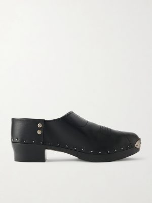Studded Leather Clogs Studded Leather Clogs