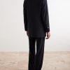 The Pierre Doubled-Breasted Pinstriped Virgin Wool-Twill Blazer - BK The Pierre Doubled-Breasted Pinstriped Virgin Wool-Twill Blazer - BK