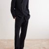 The Pierre Doubled-Breasted Pinstriped Virgin Wool-Twill Blazer - OU The Pierre Doubled-Breasted Pinstriped Virgin Wool-Twill Blazer - OU