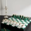 Marble and Malachite Chess Set - OU Marble and Malachite Chess Set - OU