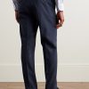 Slim-Fit Straight-Leg Virgin Wool Suit Trousers - BK Slim-Fit Straight-Leg Virgin Wool Suit Trousers - BK