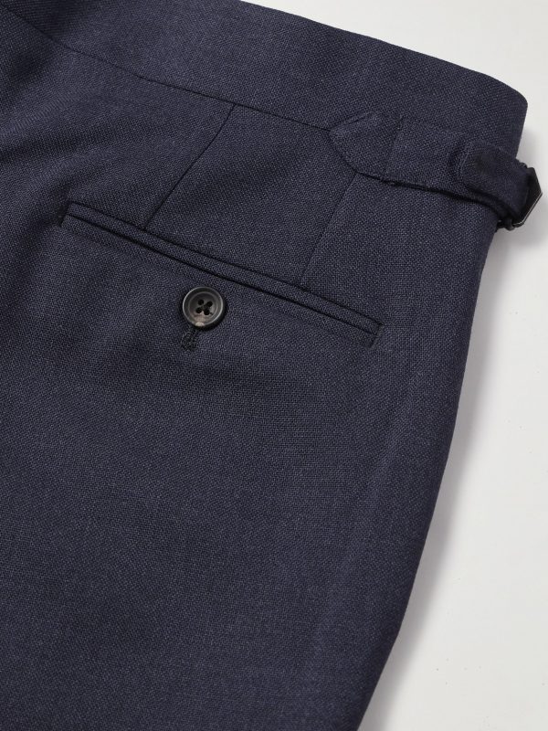 Slim-Fit Straight-Leg Virgin Wool Suit Trousers - CU Slim-Fit Straight-Leg Virgin Wool Suit Trousers - CU