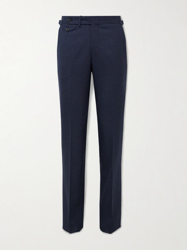 Slim-Fit Straight-Leg Virgin Wool Suit Trousers Slim-Fit Straight-Leg Virgin Wool Suit Trousers