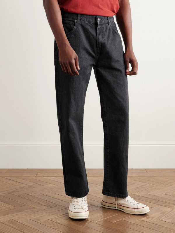 Straight-Leg Organic Selvedge Jeans - FR Straight-Leg Organic Selvedge Jeans - FR