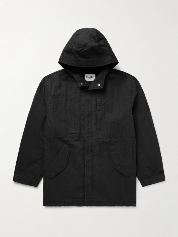 M59 Stone-Washed Cotton-Blend Shell Hooded Field Jacket M59 Stone-Washed Cotton-Blend Shell Hooded Field Jacket