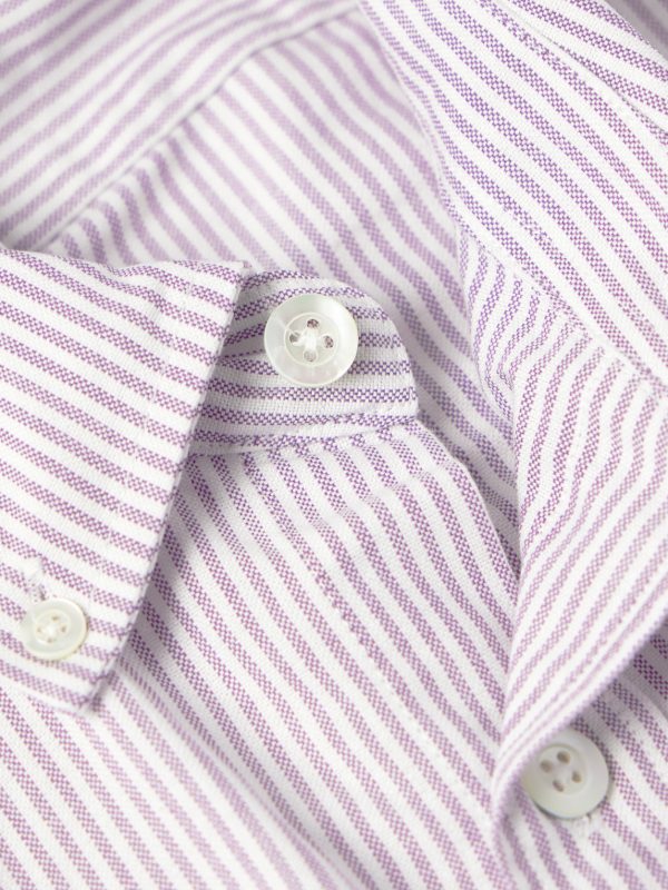 Striped Cotton Oxford Shirt - CU