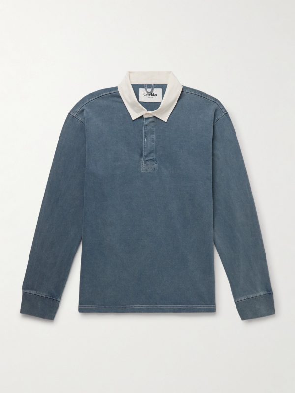 Rugby Cotton-Jersey Polo Shirt Rugby Cotton-Jersey Polo Shirt