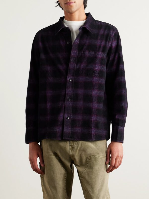 Jupiter Checked Cotton-Corduroy Shirt - FR Jupiter Checked Cotton-Corduroy Shirt - FR