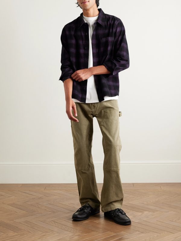 Jupiter Checked Cotton-Corduroy Shirt - OU Jupiter Checked Cotton-Corduroy Shirt - OU