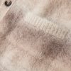 Striped Brushed Alpaca-Blend Cardigan - E1