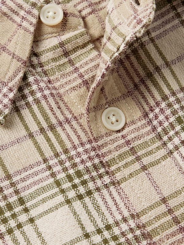 Birch Checked Cotton-Canvas Shirt - CU