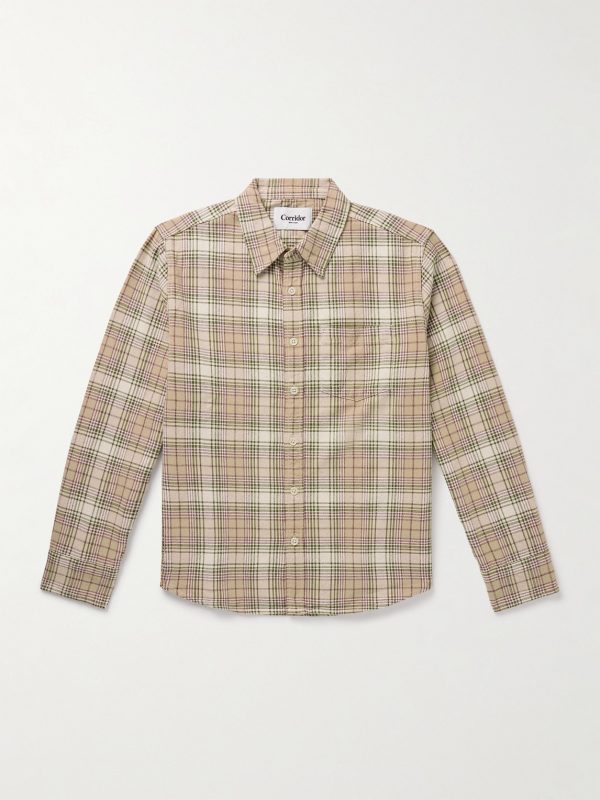 Birch Checked Cotton-Canvas Shirt