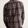 Tea Tree Checked Cotton Shirt - BK Tea Tree Checked Cotton Shirt - BK