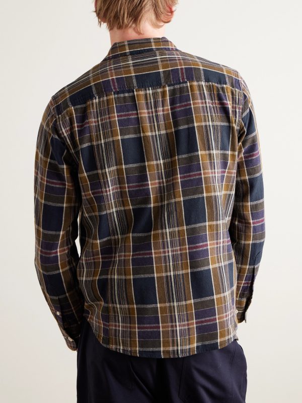 Tea Tree Checked Cotton Shirt - BK Tea Tree Checked Cotton Shirt - BK