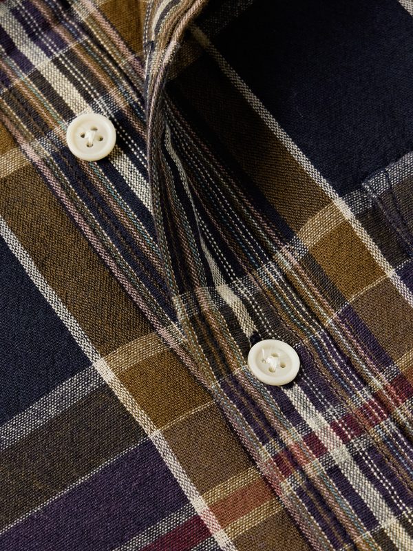 Tea Tree Checked Cotton Shirt - CU Tea Tree Checked Cotton Shirt - CU