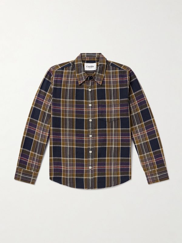 Tea Tree Checked Cotton Shirt Tea Tree Checked Cotton Shirt