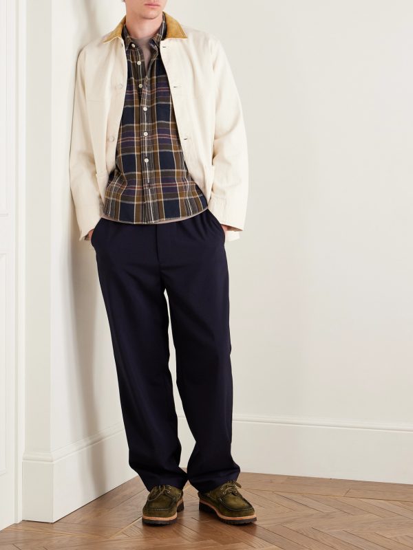 Tea Tree Checked Cotton Shirt - OU Tea Tree Checked Cotton Shirt - OU