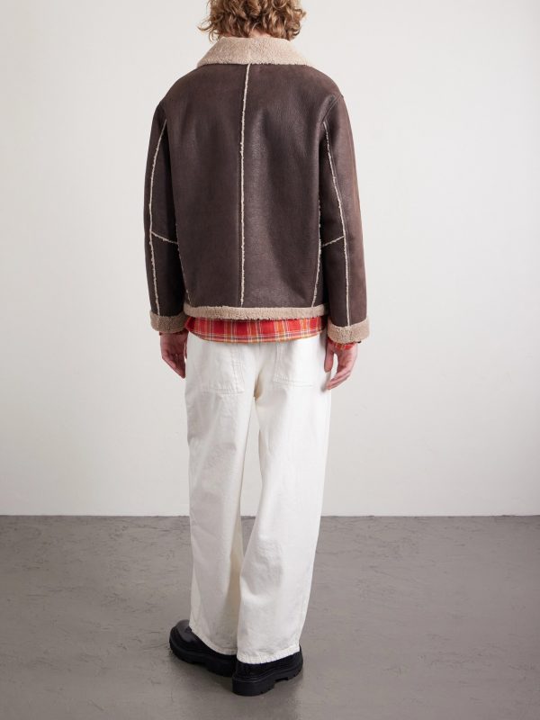 Shearling Aviator Jacket - BK Shearling Aviator Jacket - BK