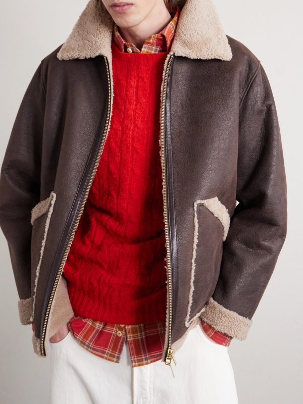 Shearling Aviator Jacket - CU Shearling Aviator Jacket - CU