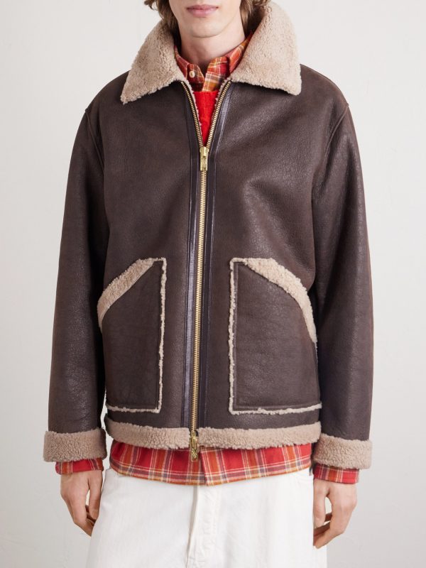 Shearling Aviator Jacket - FR Shearling Aviator Jacket - FR