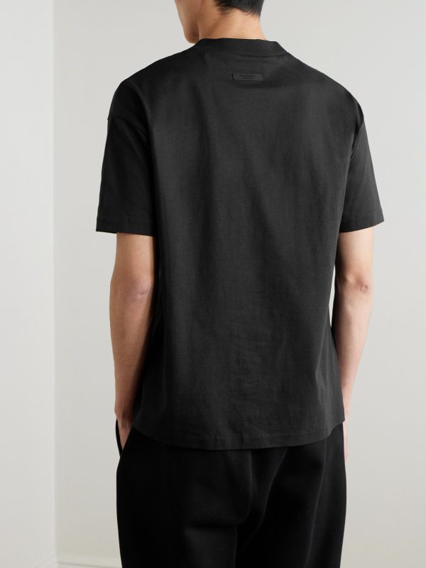 Logo-Print Cotton-Jersey T-Shirt - BK Logo-Print Cotton-Jersey T-Shirt - BK