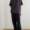 90s Oversized Logo-Print Cotton-Jersey T-Shirt - OU
