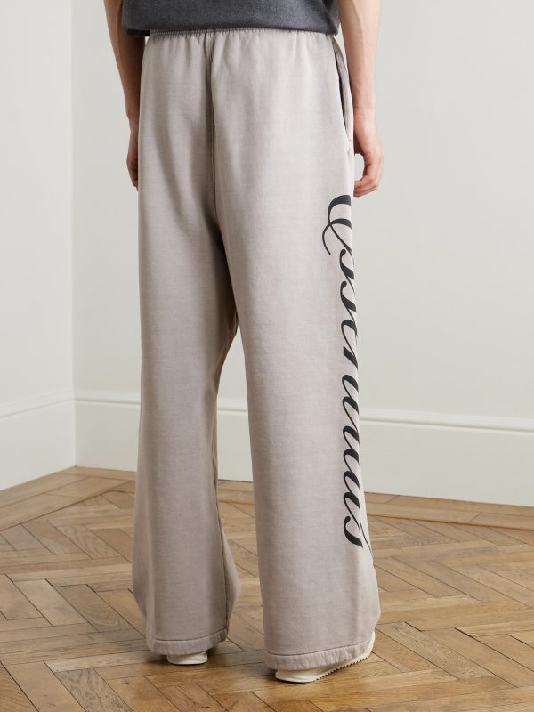 Logo-Print Cotton-Jersey Sweatpants - BK Logo-Print Cotton-Jersey Sweatpants - BK