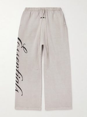Logo-Print Cotton-Jersey Sweatpants