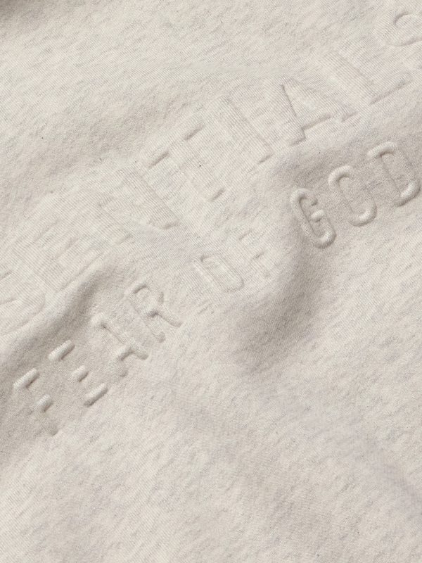 Logo-Embossed Cotton-Blend Jersey Hoodie - CU Logo-Embossed Cotton-Blend Jersey Hoodie - CU