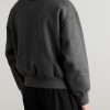 Logo-Embossed Cotton-Blend Jersey Sweatshirt - BK Logo-Embossed Cotton-Blend Jersey Sweatshirt - BK