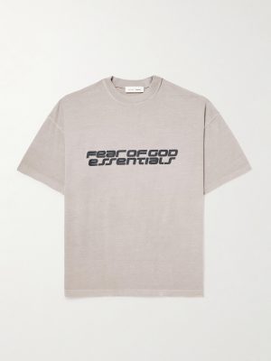 90s Oversized Logo-Print Cotton-Jersey T-Shirt