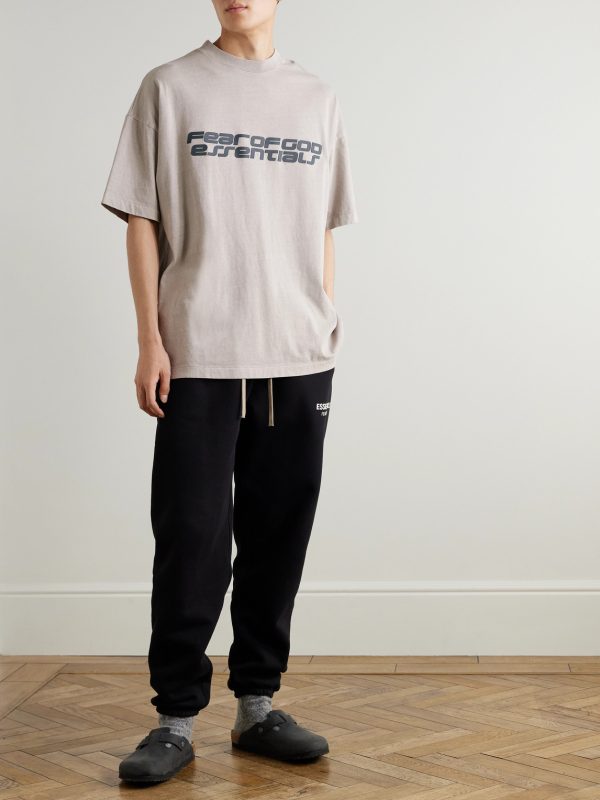 90s Oversized Logo-Print Cotton-Jersey T-Shirt - OU 90s Oversized Logo-Print Cotton-Jersey T-Shirt - OU