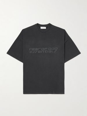 90s Oversized Logo-Print Cotton-Jersey T-Shirt