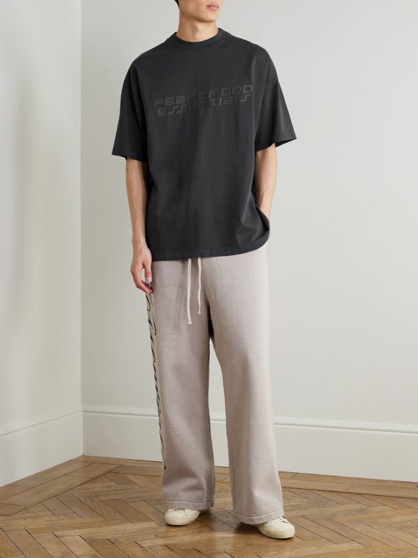 90s Oversized Logo-Print Cotton-Jersey T-Shirt - OU 90s Oversized Logo-Print Cotton-Jersey T-Shirt - OU
