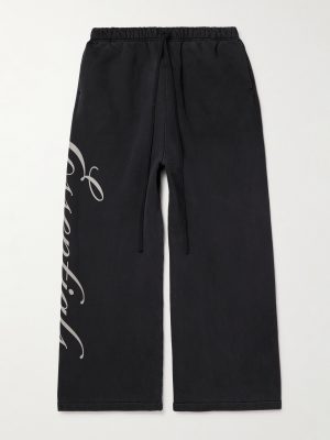 Logo-Print Cotton-Jersey Sweatpants