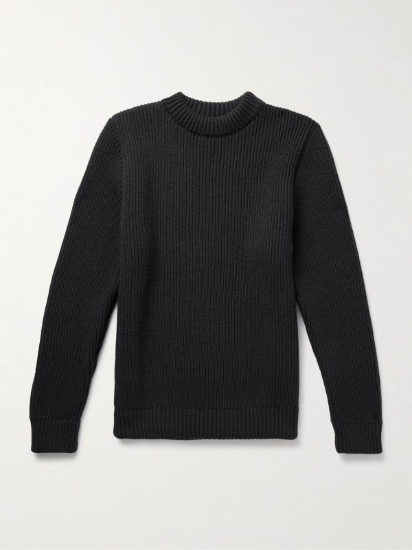 Felt-0 Ribbed Virgin Wool Sweater Felt-0 Ribbed Virgin Wool Sweater