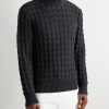 Stark Slim-Fit Cable-Knit Merino Wool Sweater - FR Stark Slim-Fit Cable-Knit Merino Wool Sweater - FR