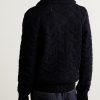 Epigon Shawl-Collar Virgin Wool Cardigan - BK