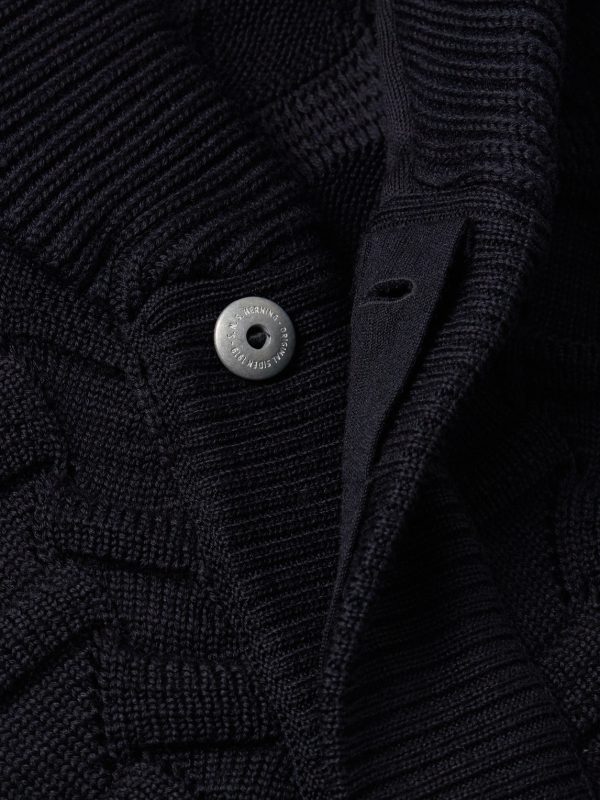 Epigon Shawl-Collar Virgin Wool Cardigan - CU