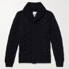 Epigon Shawl-Collar Virgin Wool Cardigan