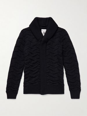 Epigon Shawl-Collar Virgin Wool Cardigan Epigon Shawl-Collar Virgin Wool Cardigan