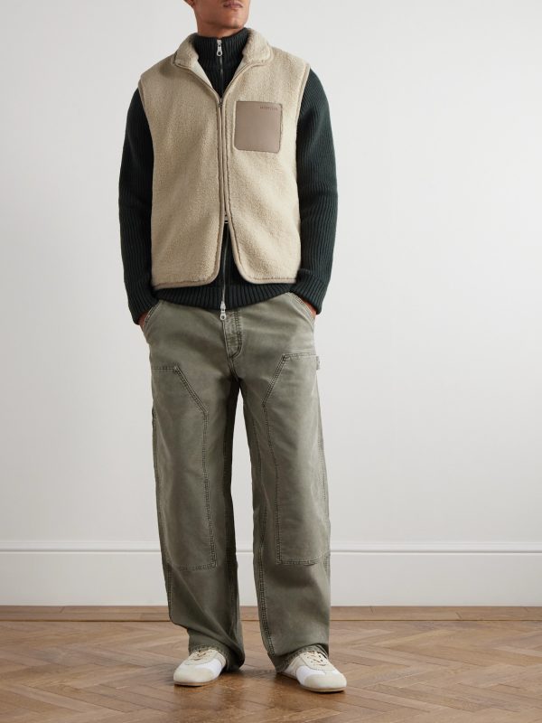 Virgin Wool Zip-Up Cardigan - OU Virgin Wool Zip-Up Cardigan - OU
