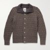Stark Textured Virgin Wool Cardigan Stark Textured Virgin Wool Cardigan