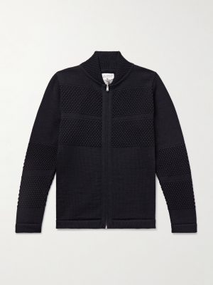Fisherman Wool Zip-Up Cardigan Fisherman Wool Zip-Up Cardigan