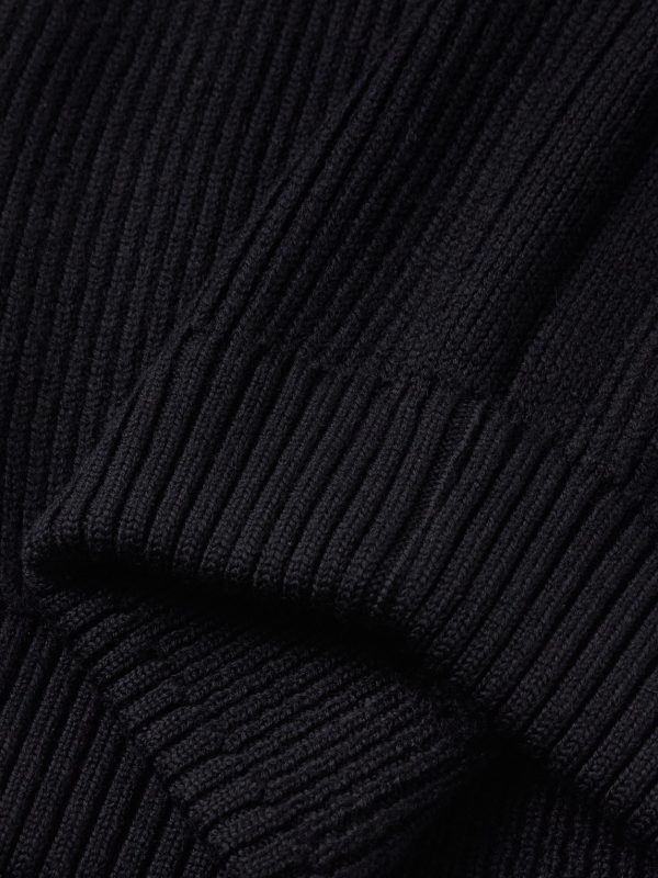 Virgin Wool Zip-Up Cardigan - E1