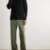 Robust Slim-Fit Ribbed Merino Wool Sweater - OU
