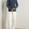 Robust Slim-Fit Ribbed Merino Wool Sweater - OU Robust Slim-Fit Ribbed Merino Wool Sweater - OU